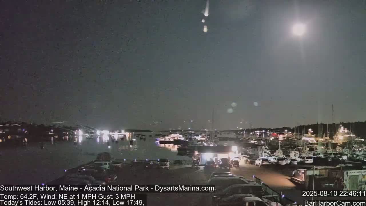 Acadia National Park, Southwest Harbor Live Cam - Maine, USA