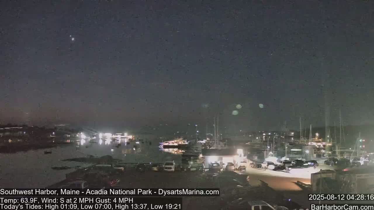 Acadia National Park, Southwest Harbor Live Cam - Maine, USA