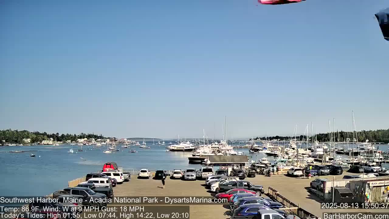 Acadia National Park, Southwest Harbor Live Cam - Maine, USA