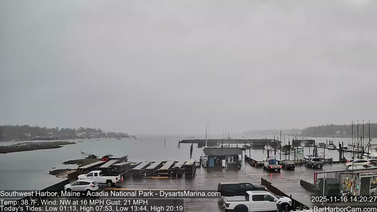 Acadia National Park, Southwest Harbor Live Cam - Maine, USA