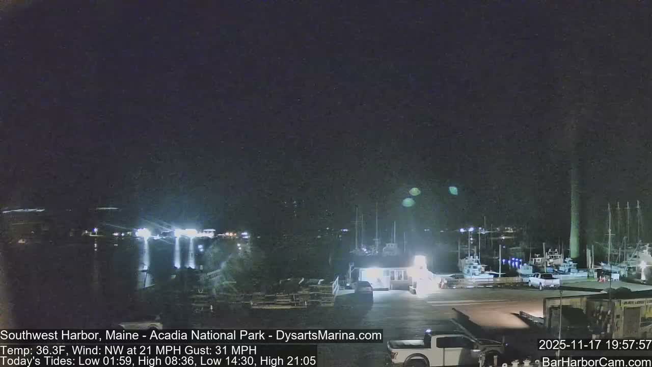Acadia National Park, Southwest Harbor Live Cam - Maine, USA
