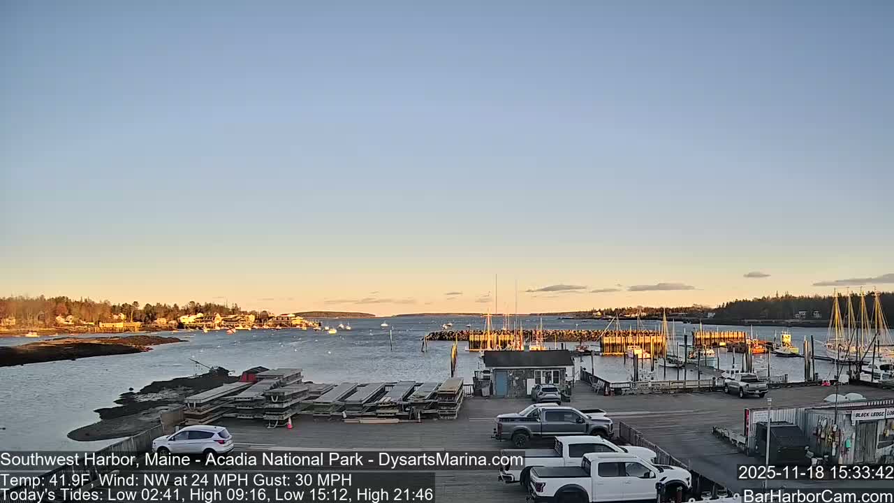 Acadia National Park, Southwest Harbor Live Cam - Maine, USA