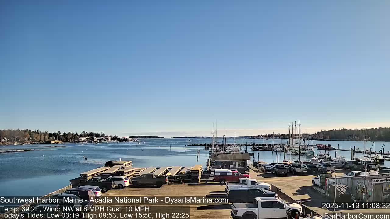 Acadia National Park, Southwest Harbor Live Cam - Maine, USA
