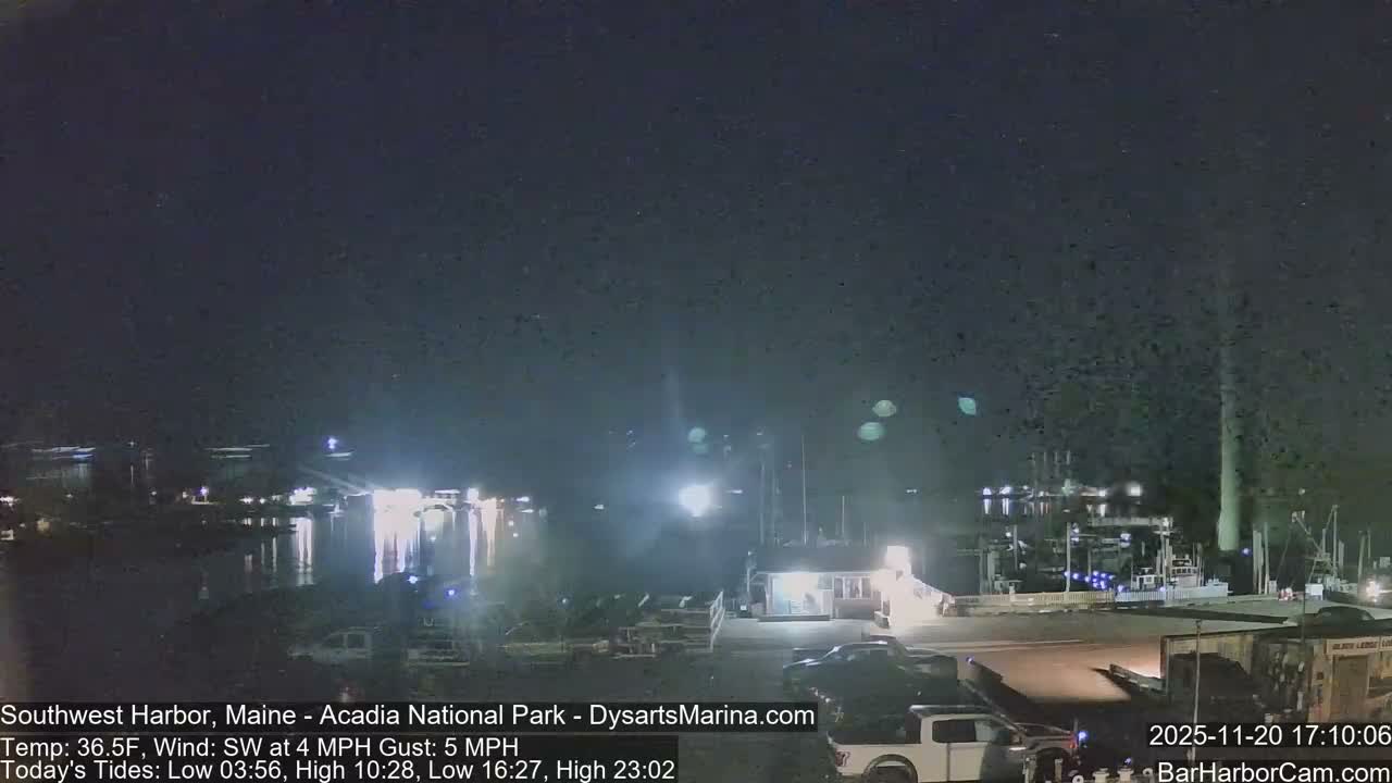 Acadia National Park, Southwest Harbor Live Cam - Maine, USA