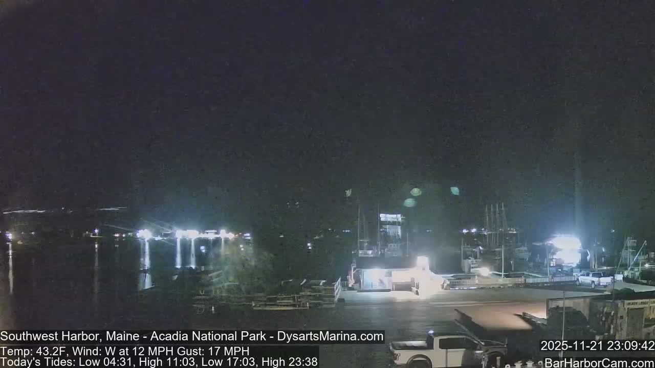 Acadia National Park, Southwest Harbor Live Cam - Maine, USA