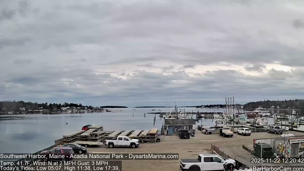 Acadia National Park, Southwest Harbor Live Cam - Maine, USA