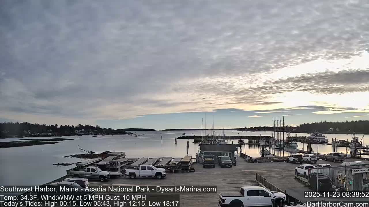 Acadia National Park, Southwest Harbor Live Cam - Maine, USA