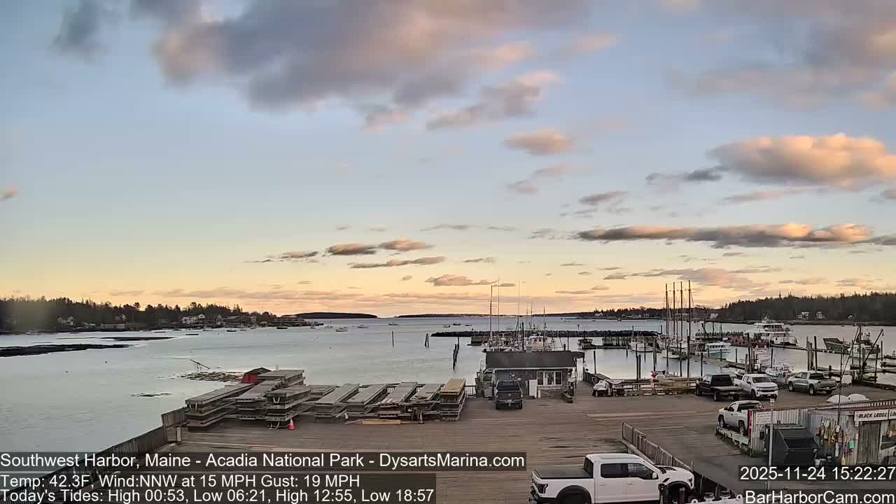Acadia National Park, Southwest Harbor Live Cam - Maine, USA