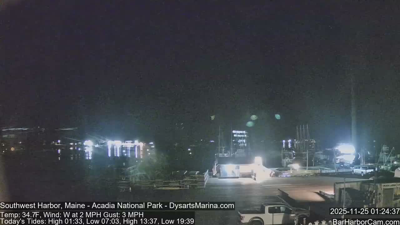 Acadia National Park, Southwest Harbor Live Cam - Maine, USA