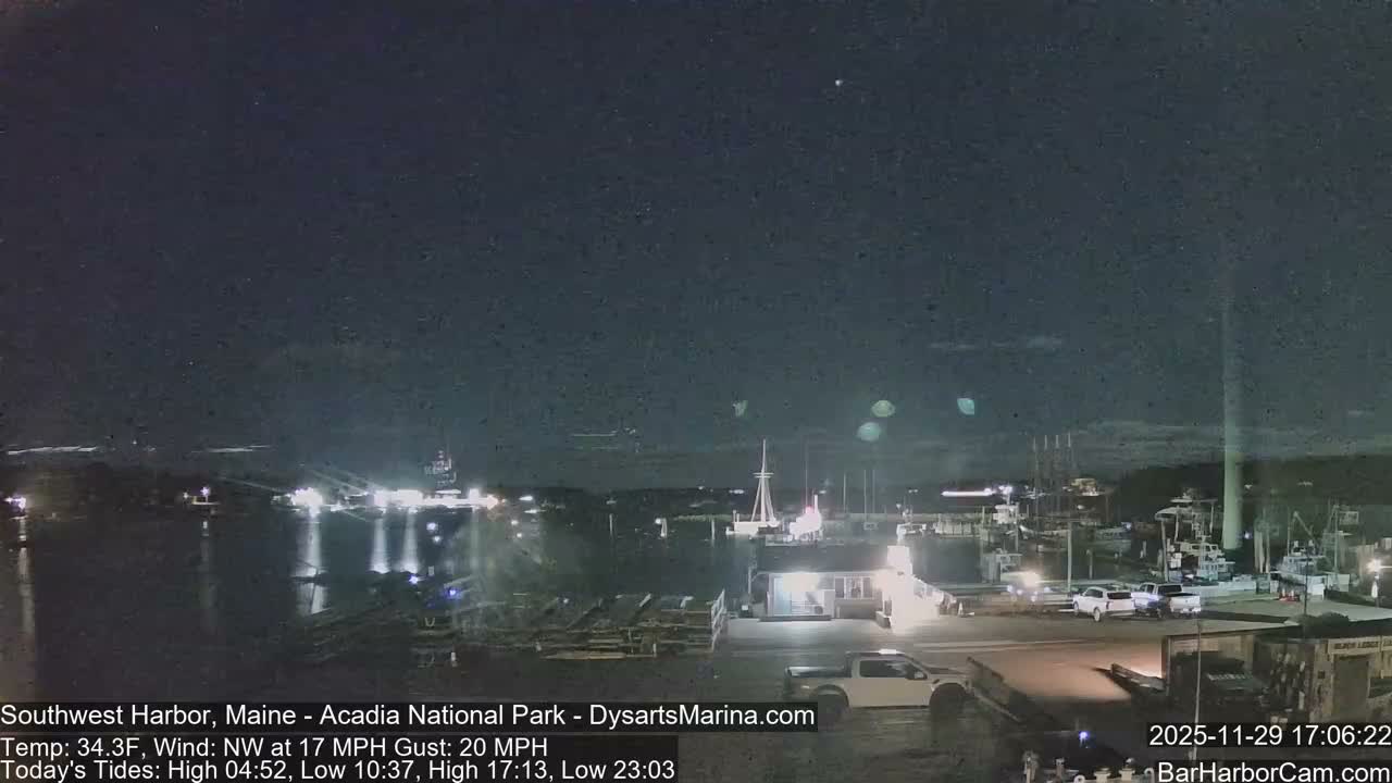 Acadia National Park, Southwest Harbor Live Cam - Maine, USA