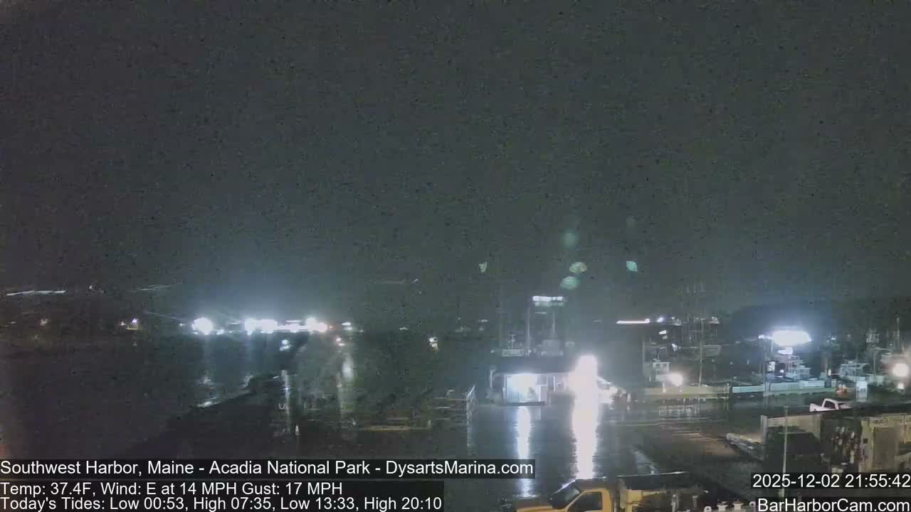 Acadia National Park, Southwest Harbor Live Cam - Maine, USA