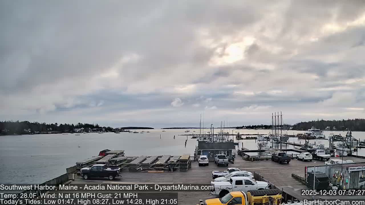 Acadia National Park, Southwest Harbor Live Cam - Maine, USA