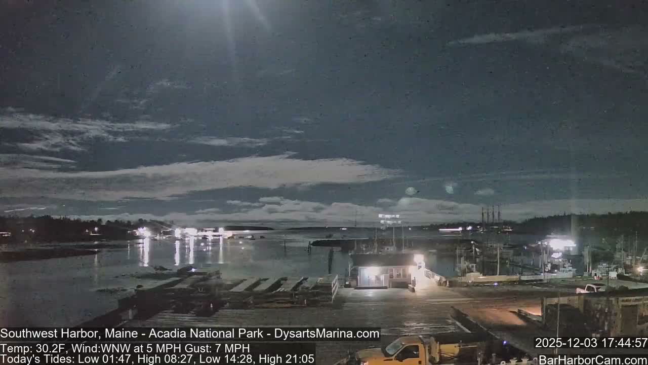 Acadia National Park, Southwest Harbor Live Cam - Maine, USA