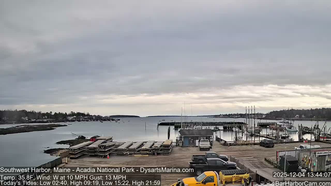 Acadia National Park, Southwest Harbor Live Cam - Maine, USA