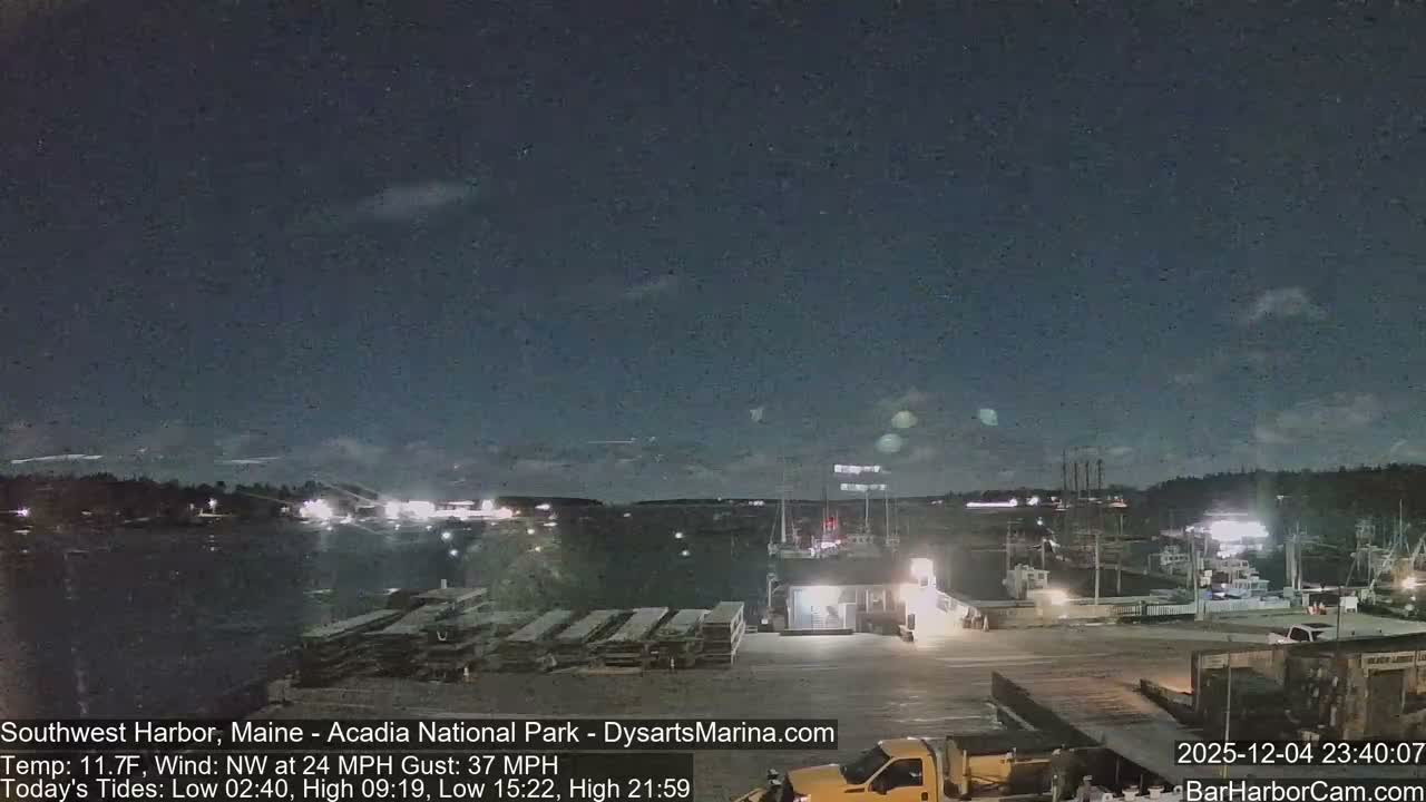 Acadia National Park, Southwest Harbor Live Cam - Maine, USA