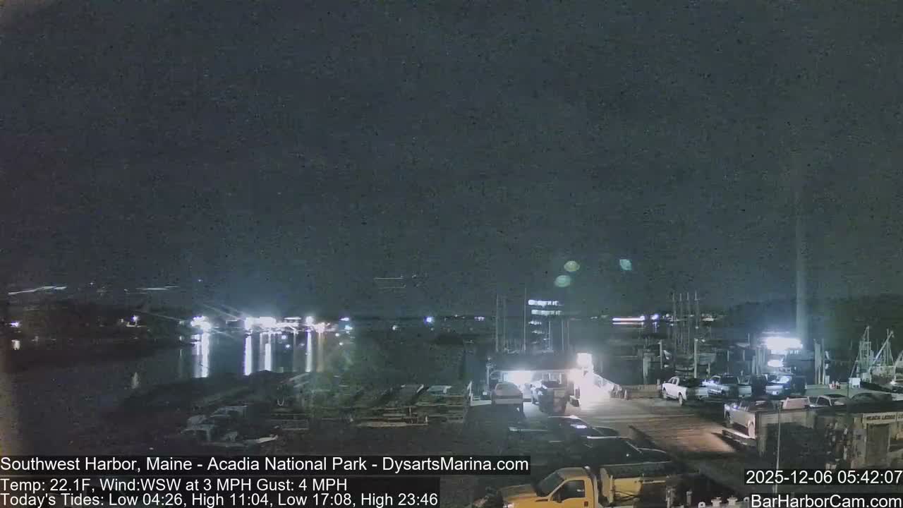 Acadia National Park, Southwest Harbor Live Cam - Maine, USA