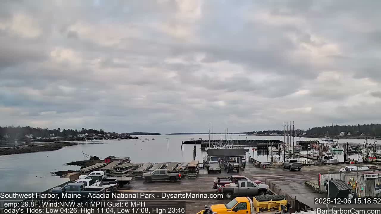 Acadia National Park, Southwest Harbor Live Cam - Maine, USA