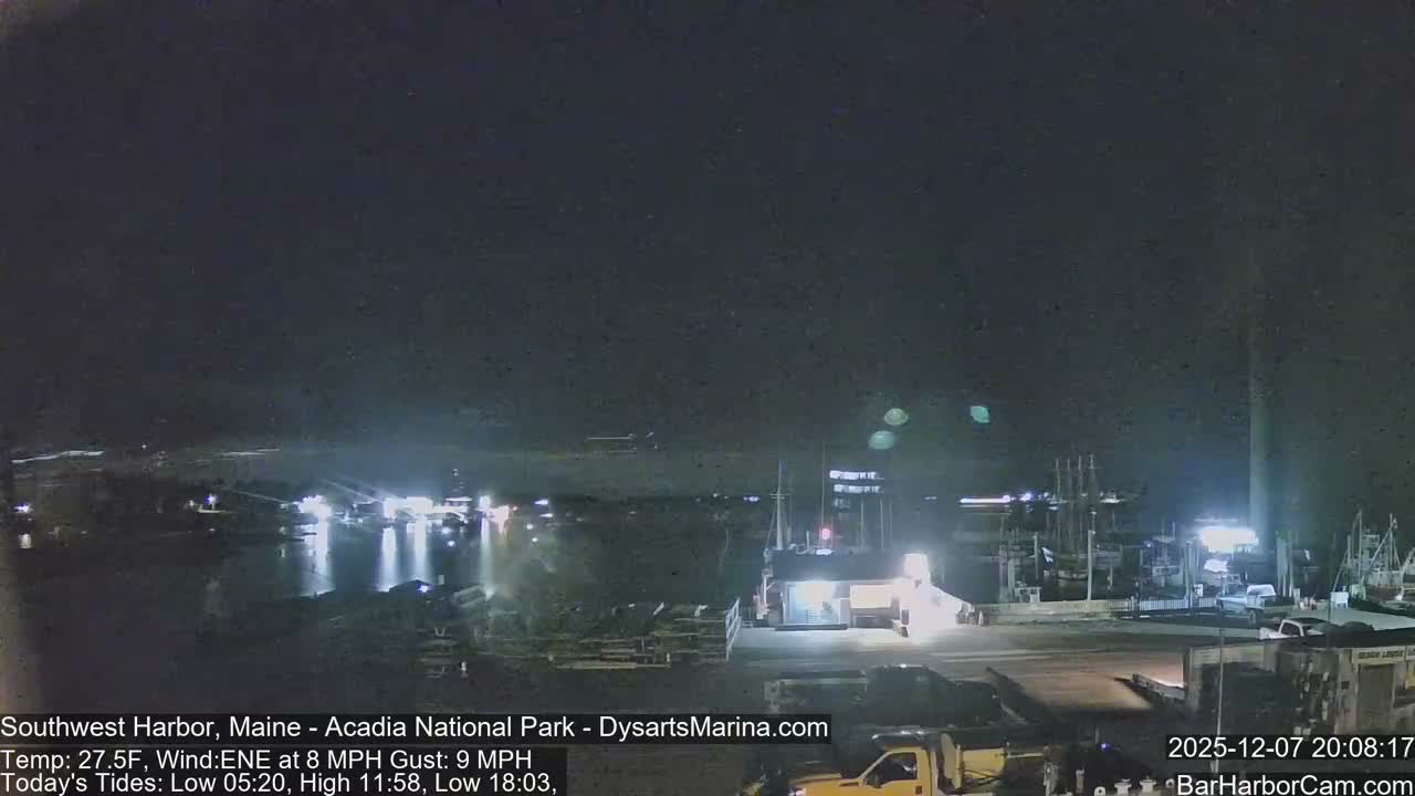 Acadia National Park, Southwest Harbor Live Cam - Maine, USA