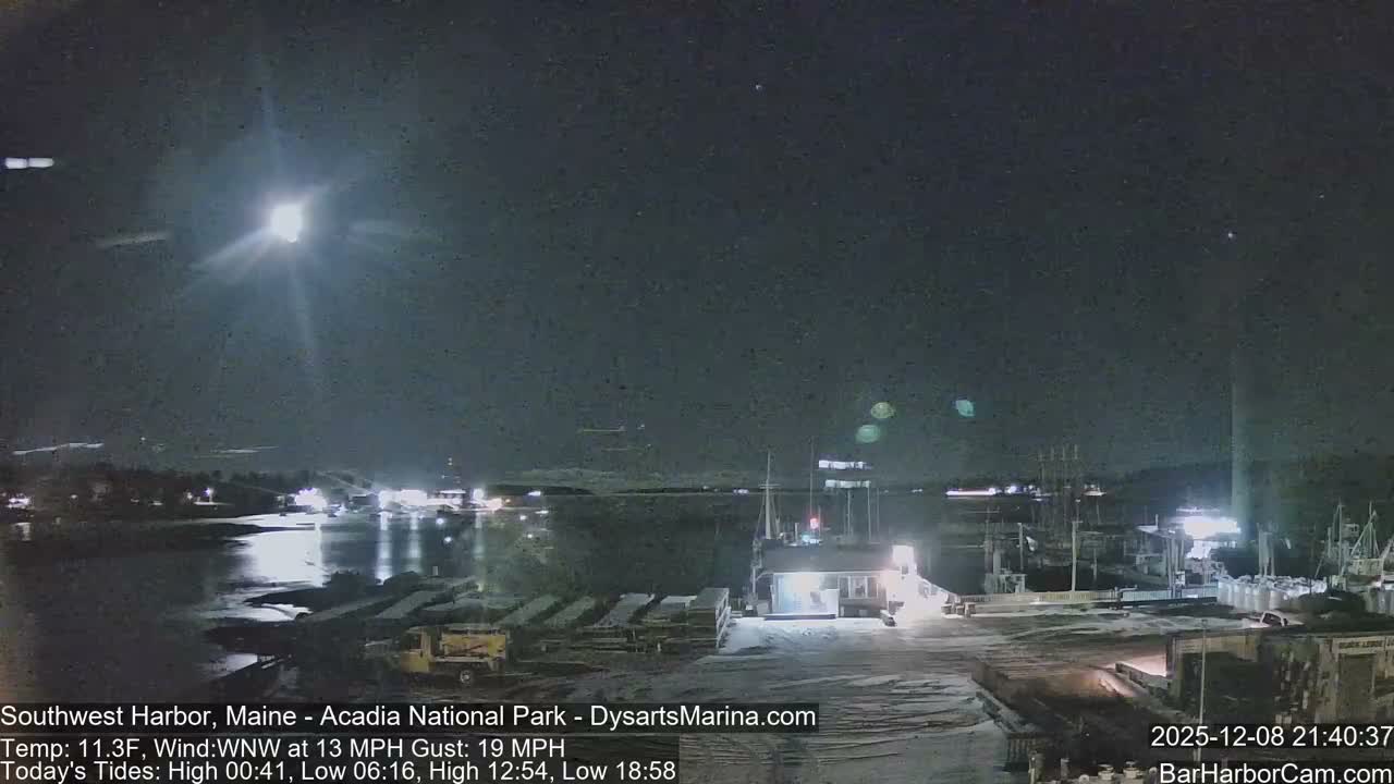 Acadia National Park, Southwest Harbor Live Cam - Maine, USA