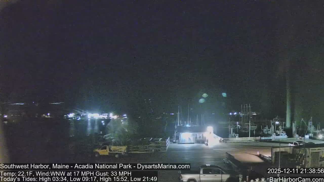 Acadia National Park, Southwest Harbor Live Cam - Maine, USA