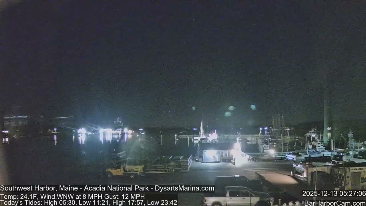 Acadia National Park, Southwest Harbor Live Cam - Maine, USA