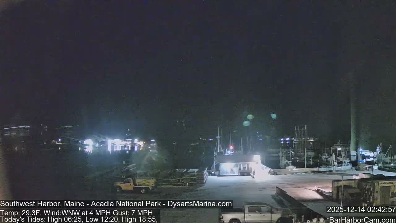 Acadia National Park, Southwest Harbor Live Cam - Maine, USA