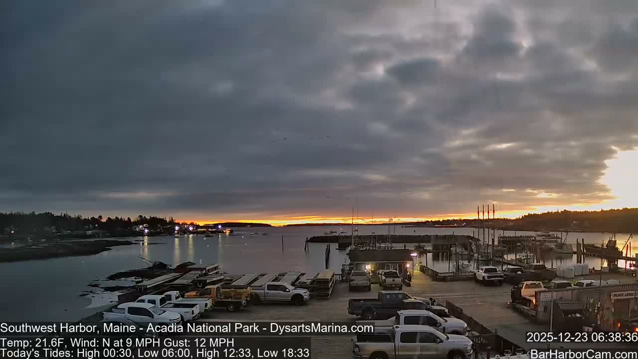 Acadia National Park, Southwest Harbor Live Cam - Maine, USA