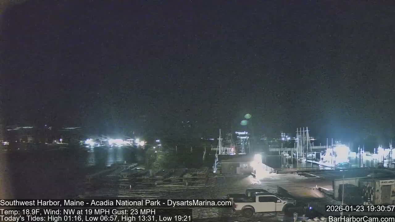 Acadia National Park, Southwest Harbor Live Cam - Maine, USA