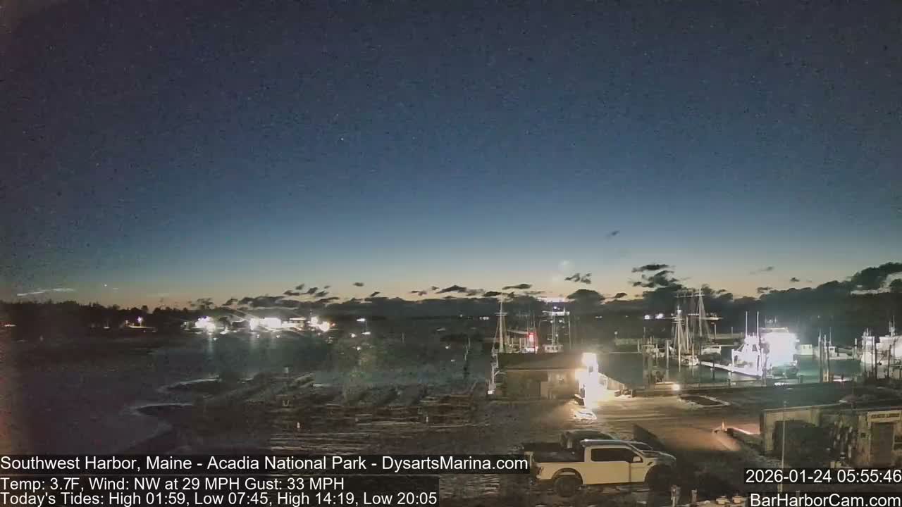 Acadia National Park, Southwest Harbor Live Cam - Maine, USA