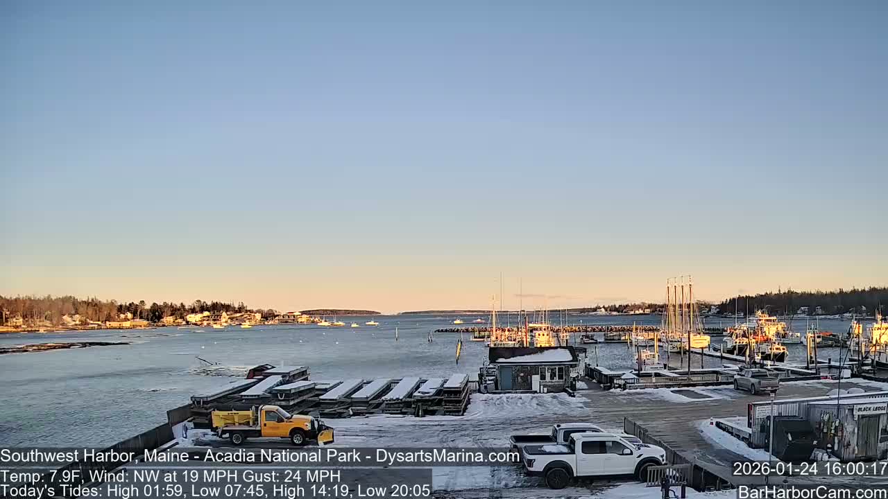 Acadia National Park, Southwest Harbor Live Cam - Maine, USA