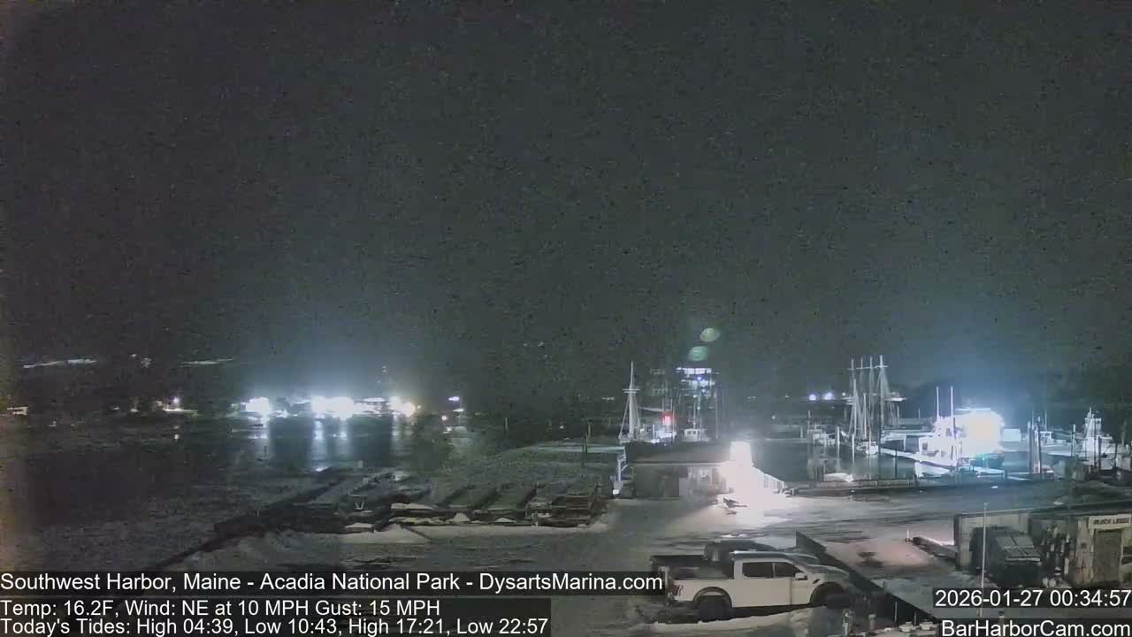 Acadia National Park, Southwest Harbor Live Cam - Maine, USA