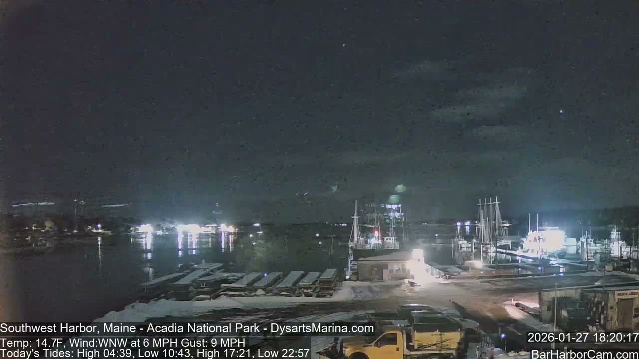 Acadia National Park, Southwest Harbor Live Cam - Maine, USA