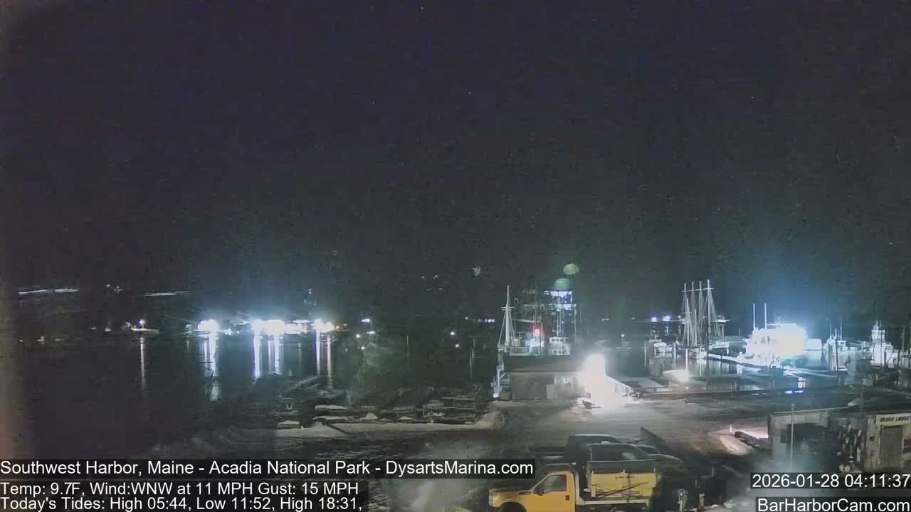 Acadia National Park, Southwest Harbor Live Cam - Maine, USA