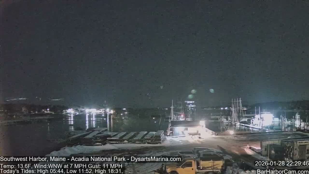 Acadia National Park, Southwest Harbor Live Cam - Maine, USA