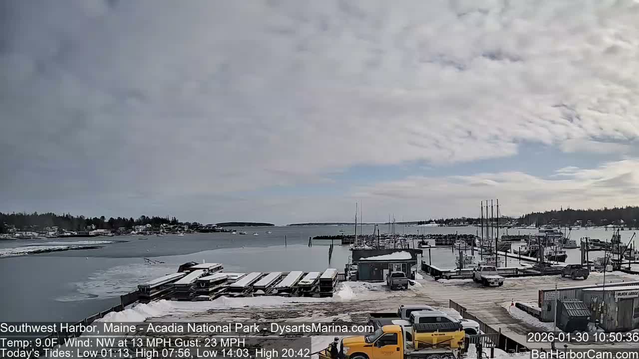 Acadia National Park, Southwest Harbor Live Cam - Maine, USA