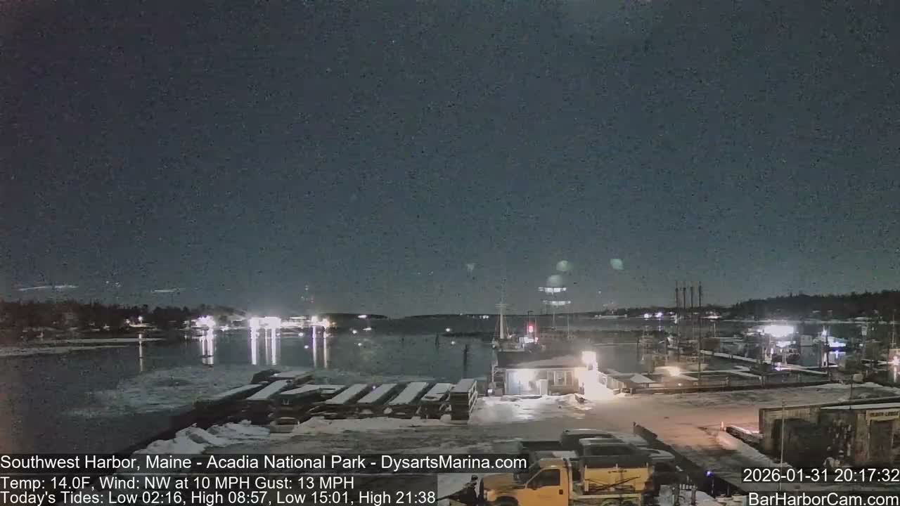 Acadia National Park, Southwest Harbor Live Cam - Maine, USA