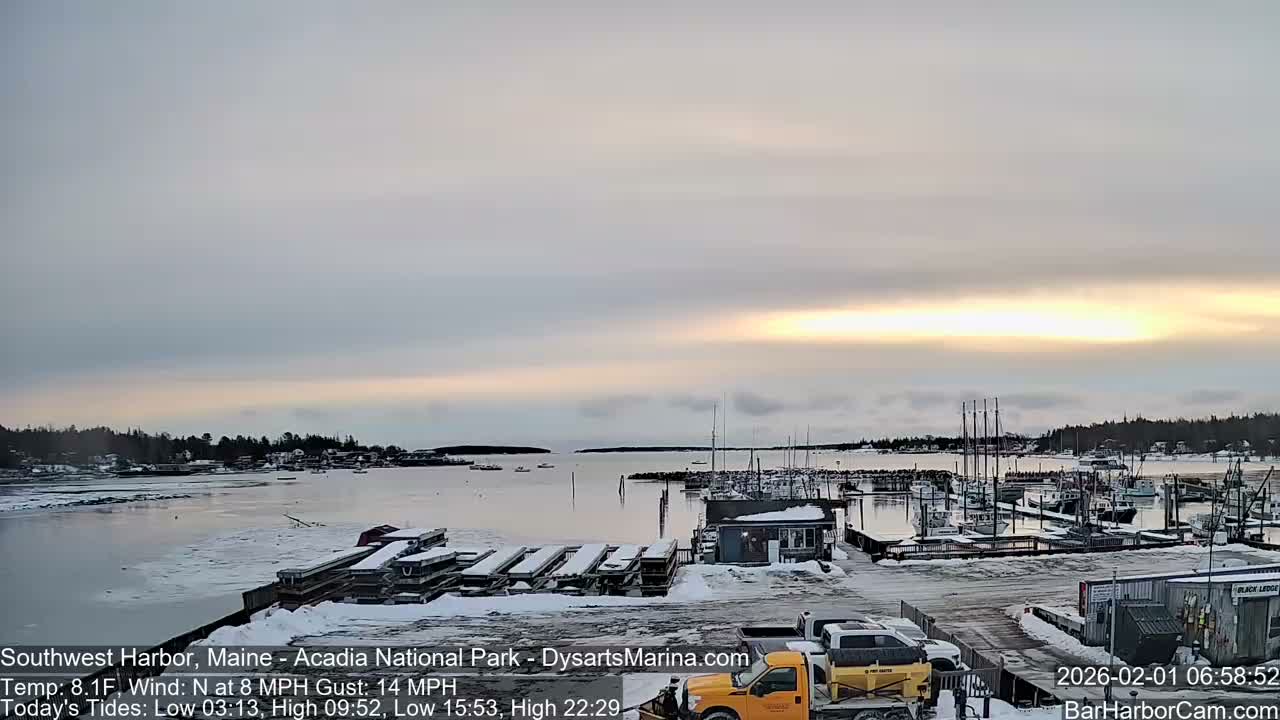 Acadia National Park, Southwest Harbor Live Cam - Maine, USA