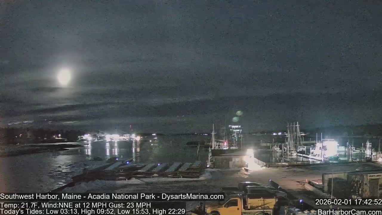 Acadia National Park, Southwest Harbor Live Cam - Maine, USA