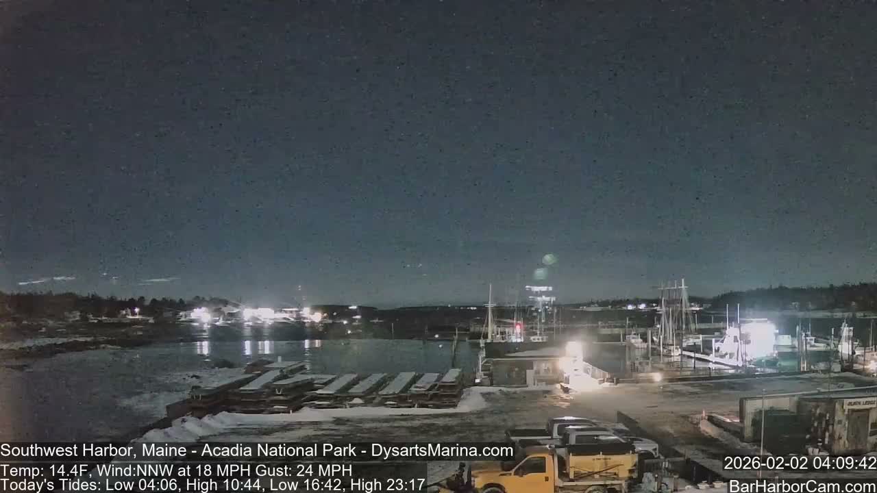 Acadia National Park, Southwest Harbor Live Cam - Maine, USA