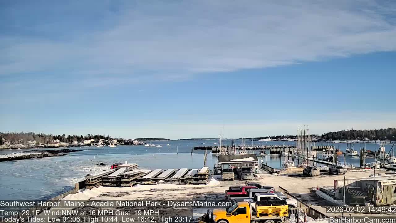 Acadia National Park, Southwest Harbor Live Cam - Maine, USA