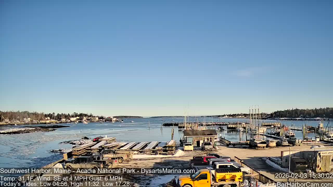 Acadia National Park, Southwest Harbor Live Cam - Maine, USA