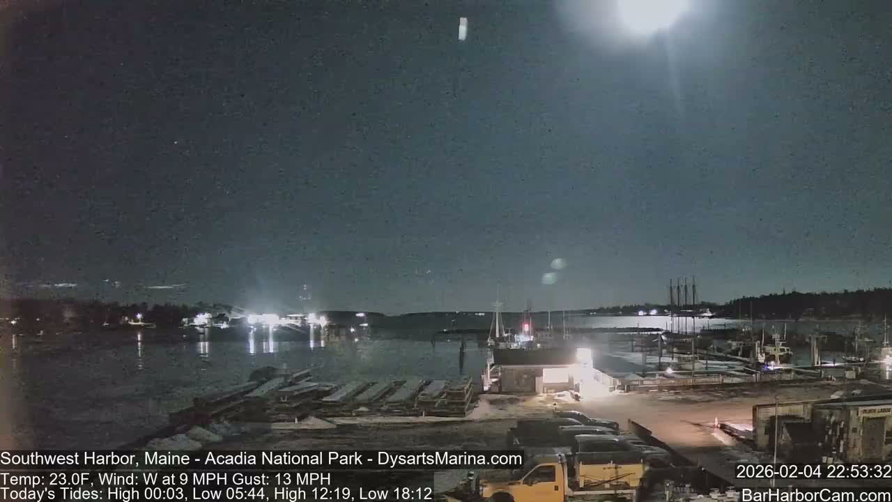 Acadia National Park, Southwest Harbor Live Cam - Maine, USA