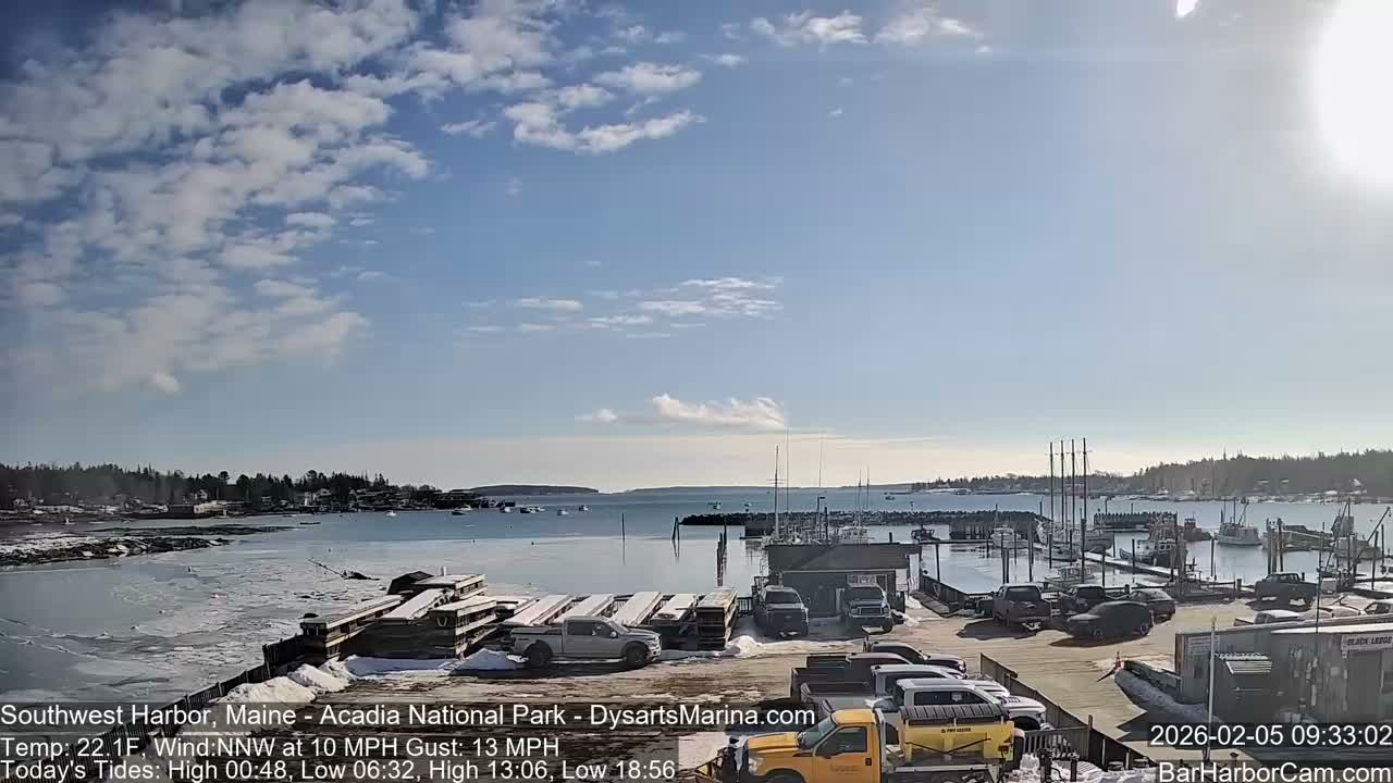 Acadia National Park, Southwest Harbor Live Cam - Maine, USA