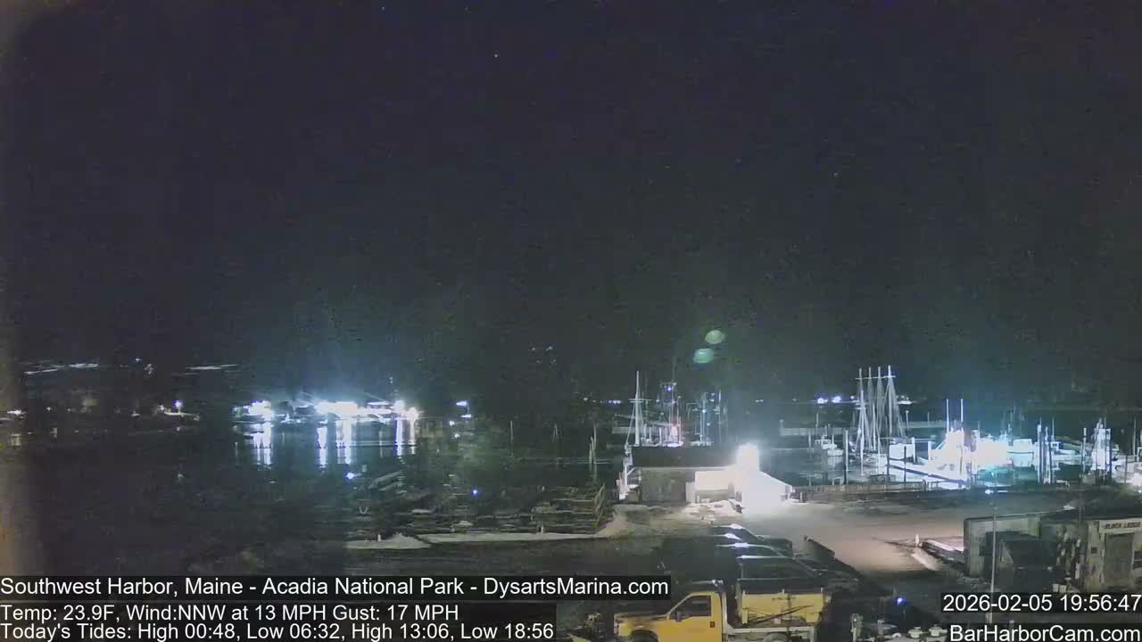 Acadia National Park, Southwest Harbor Live Cam - Maine, USA