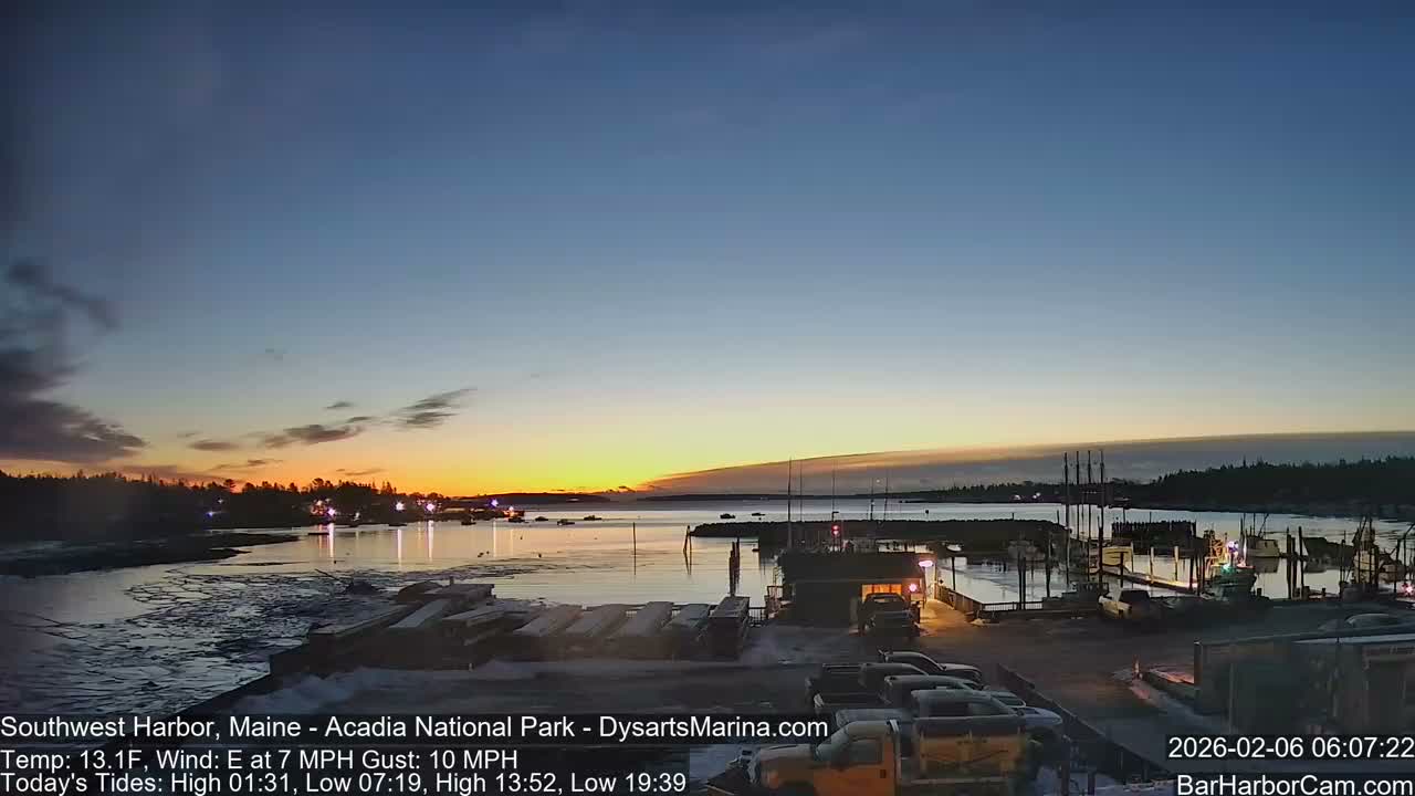 Acadia National Park, Southwest Harbor Live Cam - Maine, USA