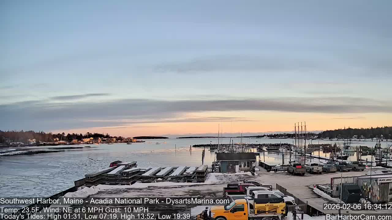 Acadia National Park, Southwest Harbor Live Cam - Maine, USA