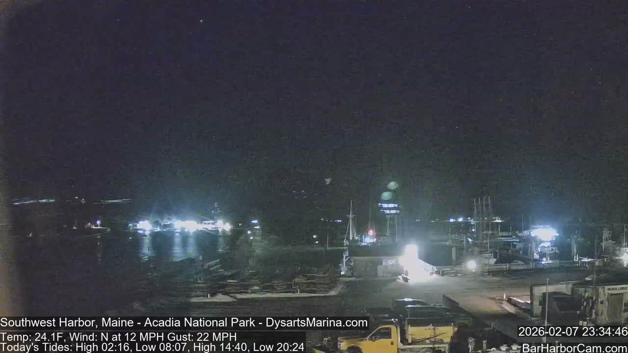 Acadia National Park, Southwest Harbor Live Cam - Maine, USA