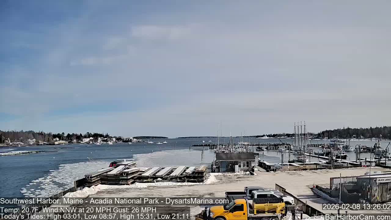 Acadia National Park, Southwest Harbor Live Cam - Maine, USA