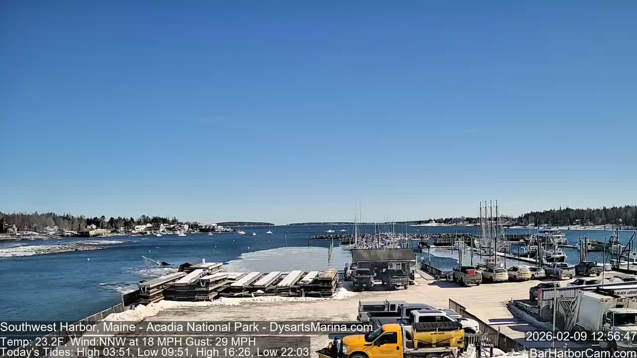 Acadia National Park, Southwest Harbor Live Cam - Maine, USA