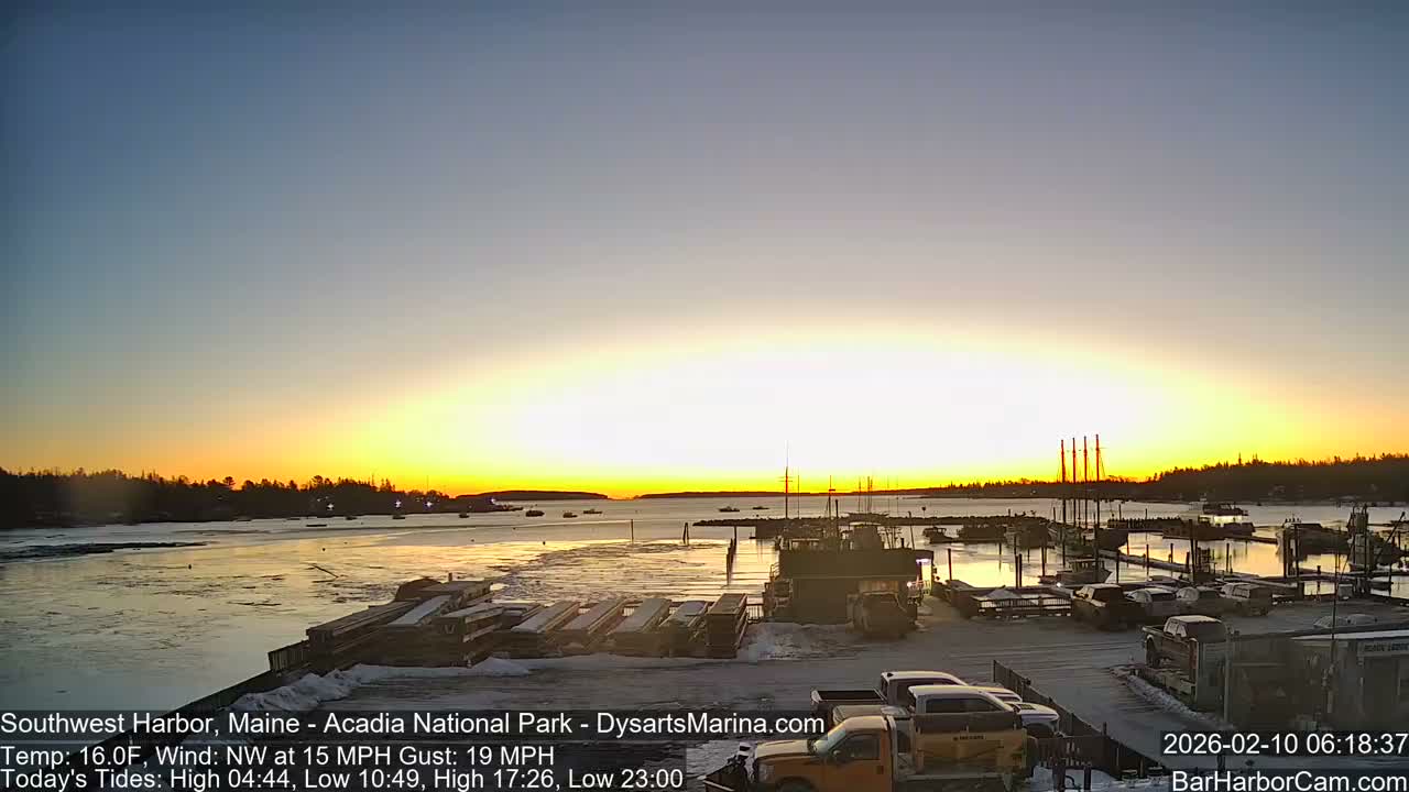 Acadia National Park, Southwest Harbor Live Cam - Maine, USA